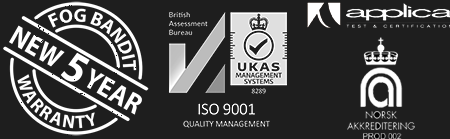 5 year warranty with all Fog Bandits